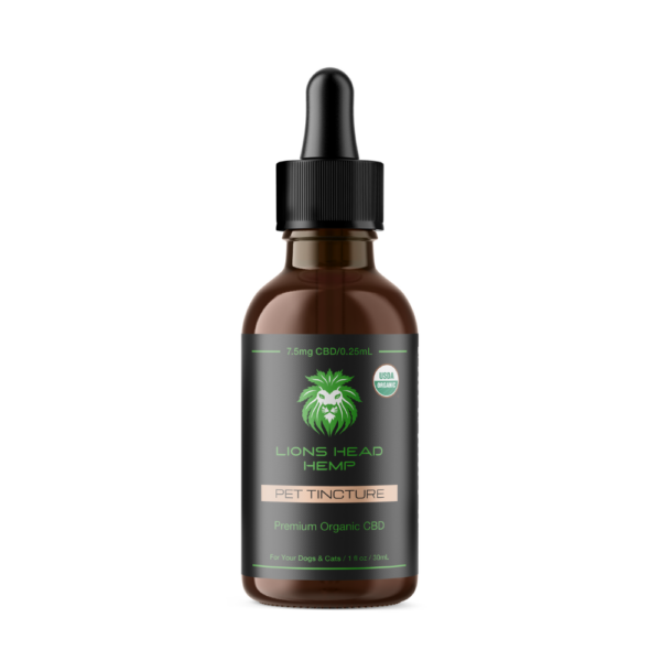 Organic CBD Tincture for Dogs & Cats